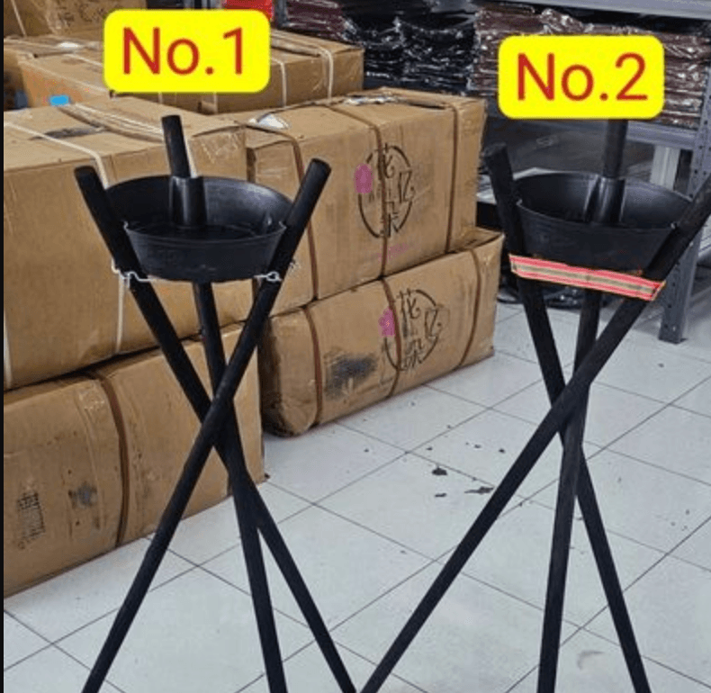 ขาตั้งไม้3ขา(พร้อมถาด)